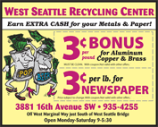 Recycling Coupon / We Pay More